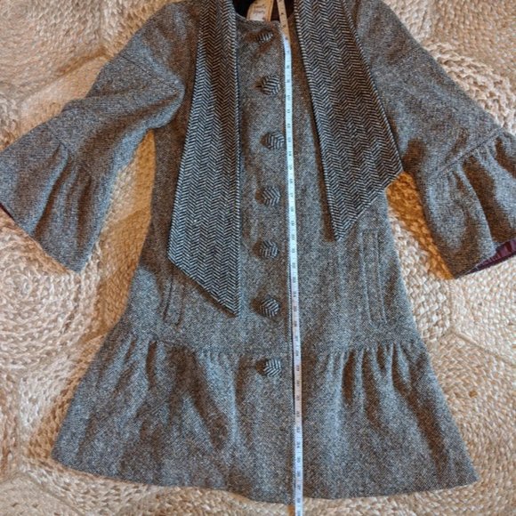 Nanette Lepore Scarf Coat Size 2 - Picture 5 of 5